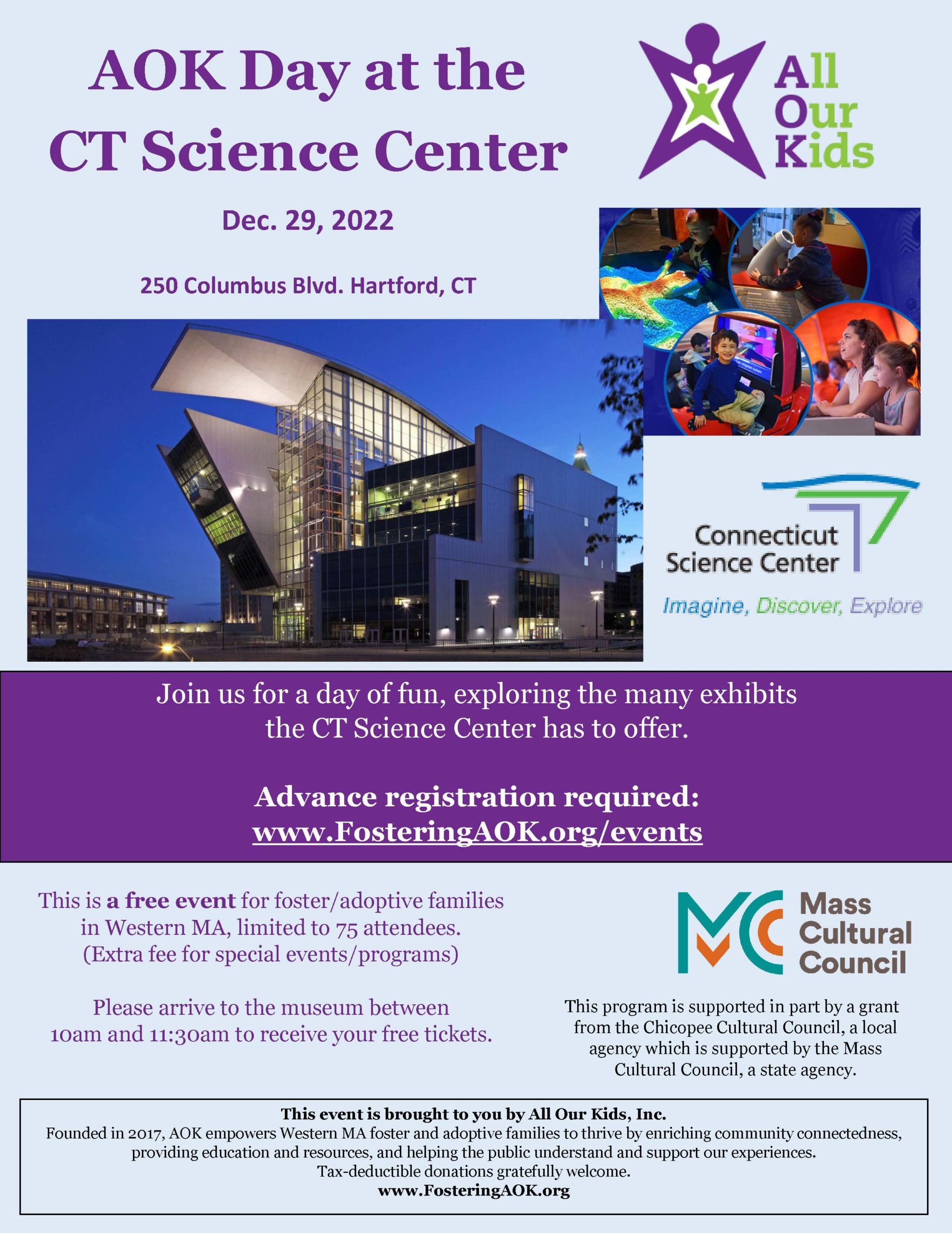 CT Science Center Flyer
